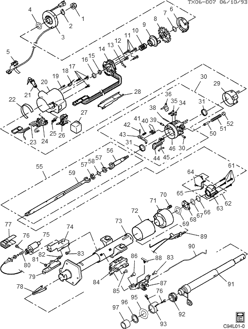 35 1994 Chevy Silverado Steering Column Diagram - Wiring Diagram List