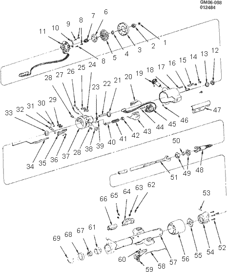 1984 Chevrolet Malibu Tilt Column Design