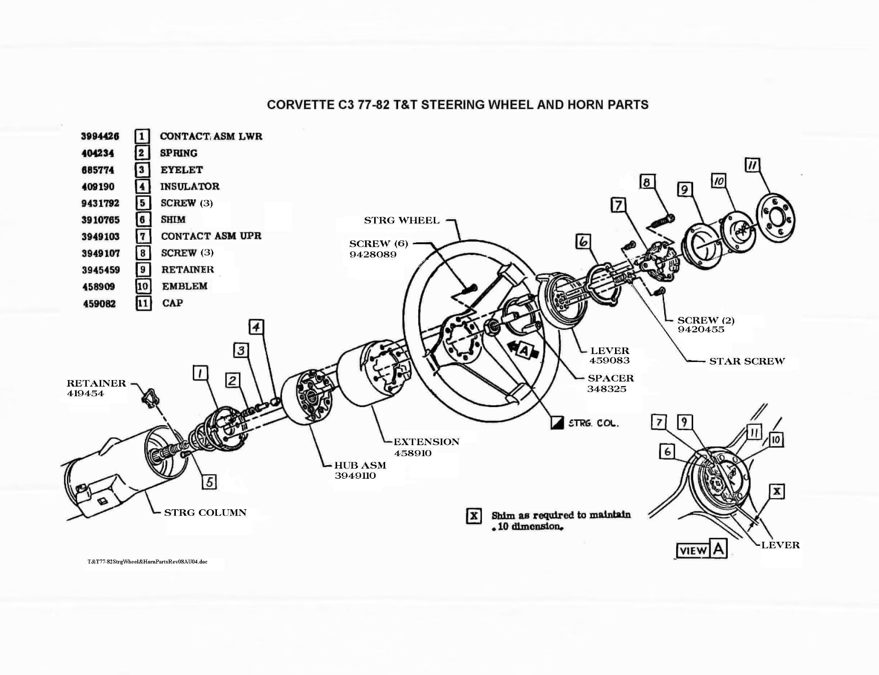 Gmc exploded parts diagrams #4