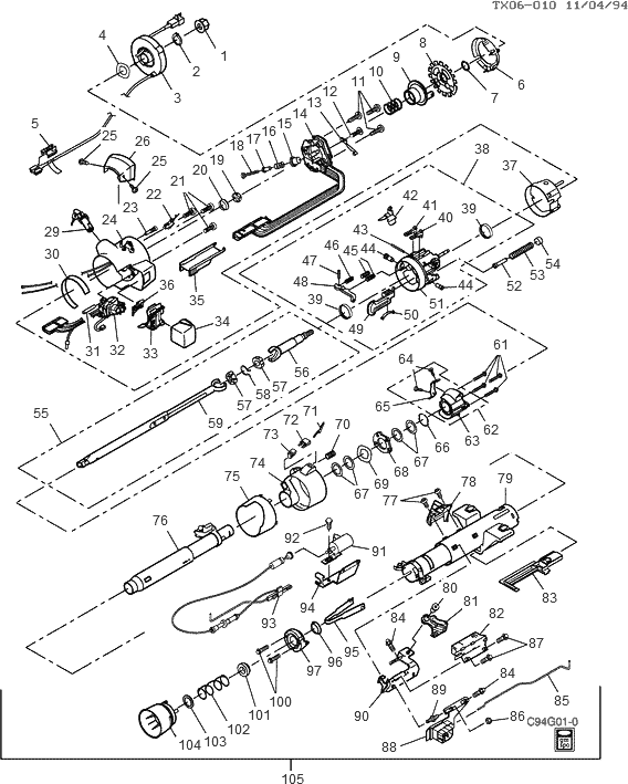 25 1994 Chevy Silverado Steering Column Diagram Wiring Database 2020