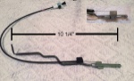 Ignition Switch Actuator Rod With Tilt