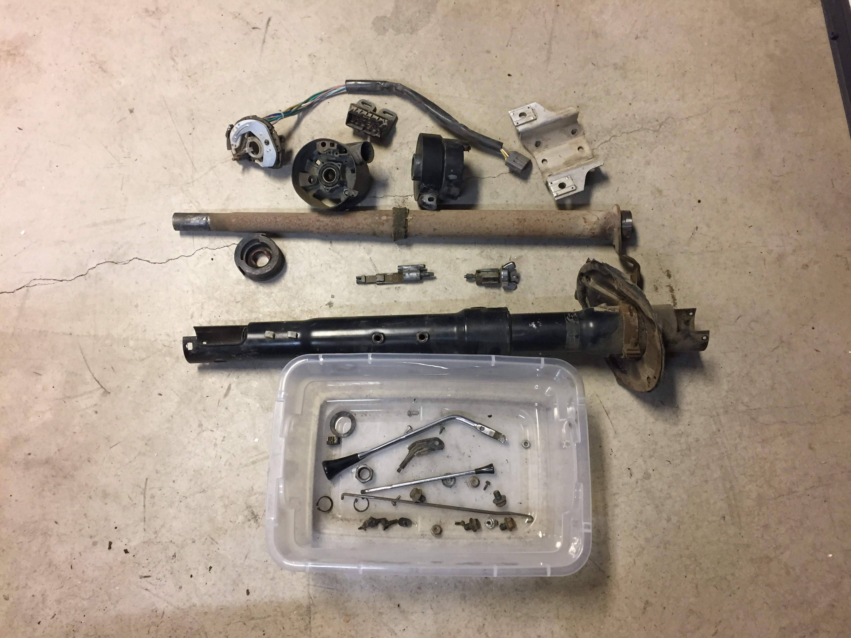 Ford Non-tilt Column Overhaul Instructions