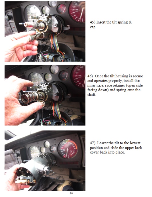 gm, buick, cadillac, chevrolet, oldsmobile, & pontiac GM Tilt Column